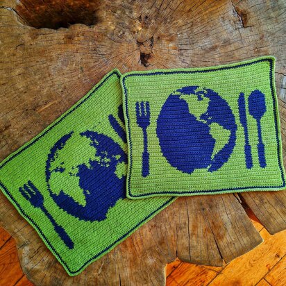 World Map Placemat Set