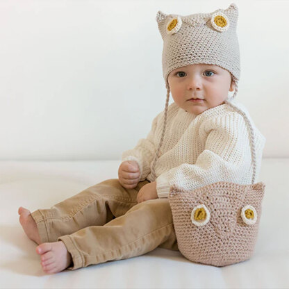 Appalachian Baby Design Owl Hat & Toy Crochet Kit