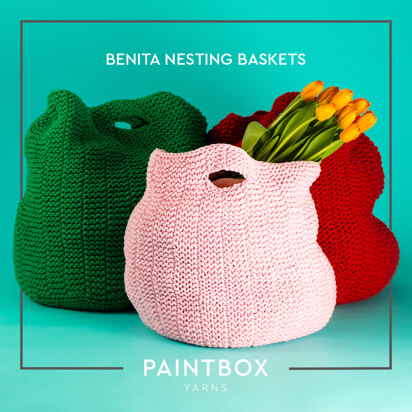 Paintbox Yarns Benita Nesting Baskets PDF (Free)