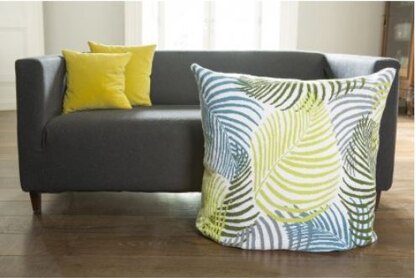 DMC The Big Chill Giant Tapestry Cushion - Botanical Fronds - 90 x 90 cm