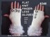 346, KNIT FLAT, FINGERLESS GLOVES