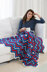 Patriotic Pride Throw in Red Heart Super Saver Economy Solids - LW4601 - Downloadable PDF