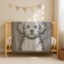 Beginner-friendly Poodle Blanket C2C CROCHET PATTERN Dog Face Throw Chart JPG PDF