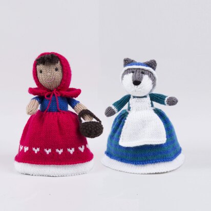 Topsty Turvy Red Riding Hood in Deramores Studio DK Acrylic - Downloadable PDF