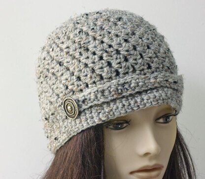 Easy Cloche with Button Trim