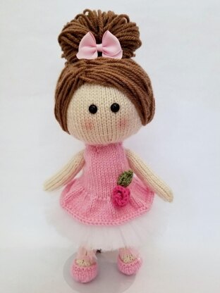 Ballerina Knit Doll