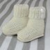 Baby 4Ply 2 Popper Booties