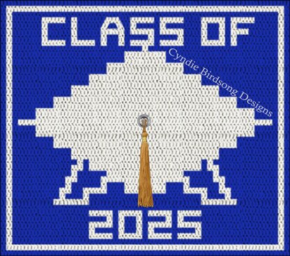 Graduation Cap mosaic square