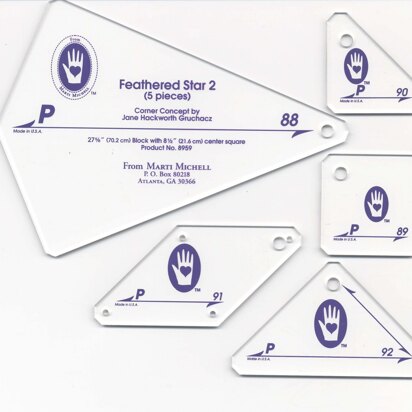 Marti Michell Set P Perfect Patchwork Quilting Template