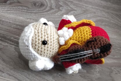 Wolfgang Amadeus Mozart crochet Amigurumi