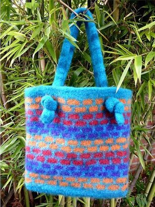 Felted Slip Stitch Tote