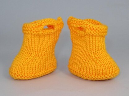 Baby Pull On Boots (Booties) Knitting pattern by madmonkeyknits ...