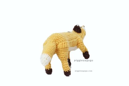 Walking Fox amigurumi きつねのあみぐるみ