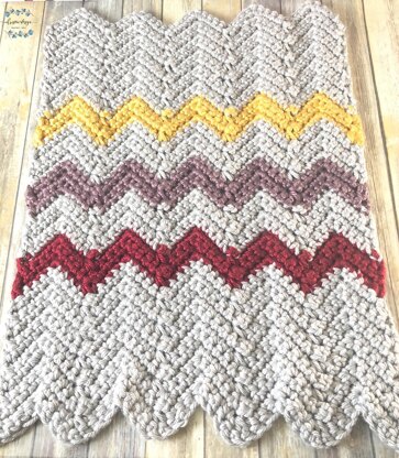 Chunky Chevron Blanket