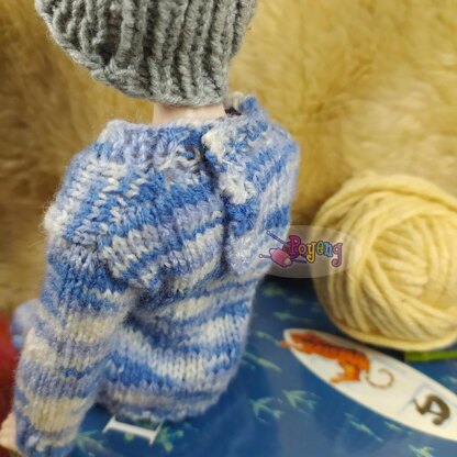 V Neck Sweater for Ken Doll