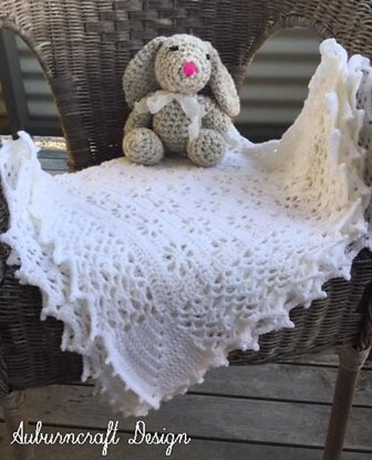 Amanda Christening Baby Blanket