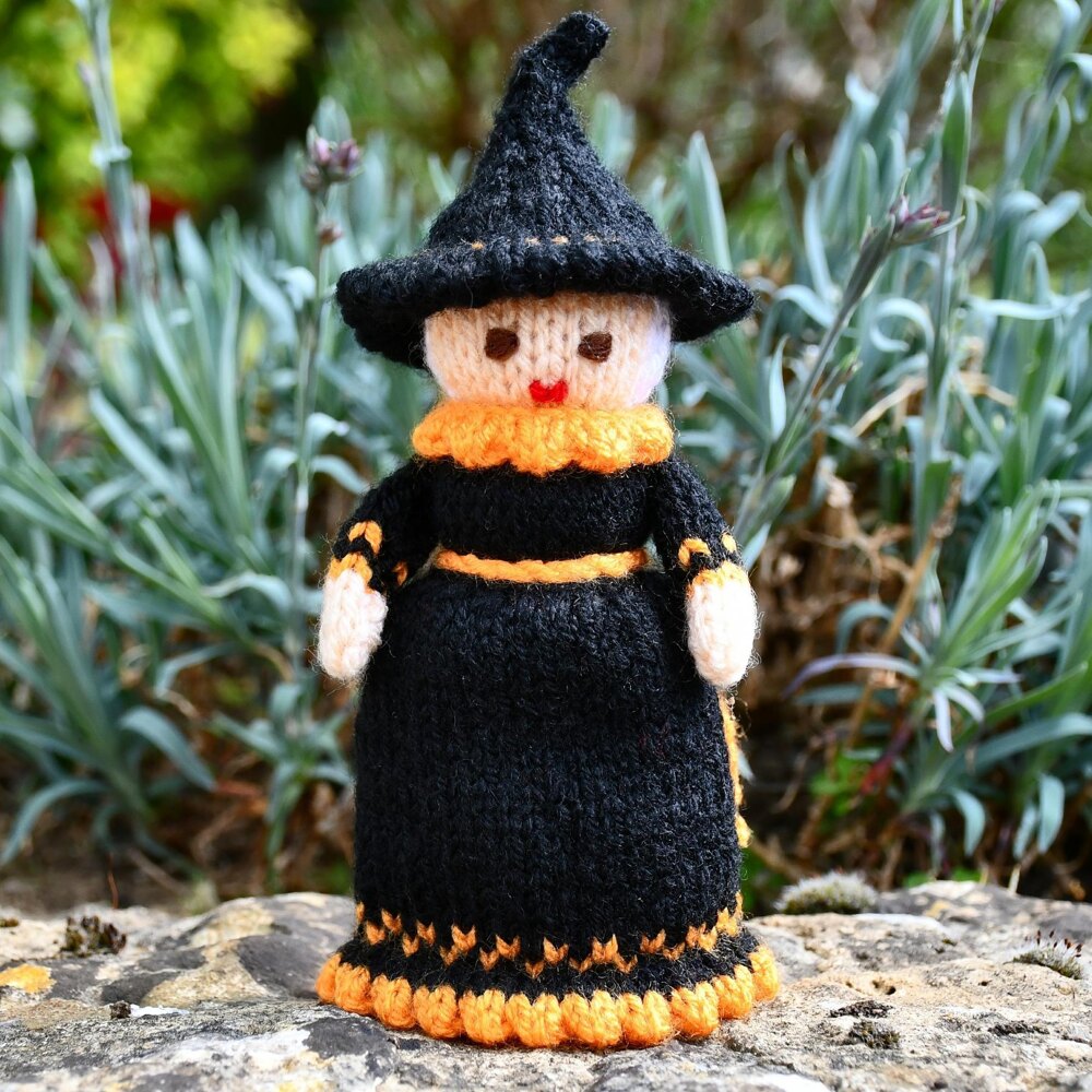 Jehane the Witch Doll Knitting Pattern Toy Knitting Pattern