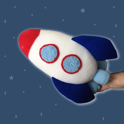 Rocket Cushion - knitting pattern