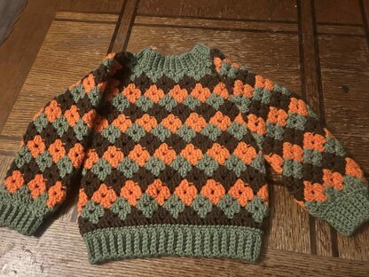 Granny Diamond Kids Sweater