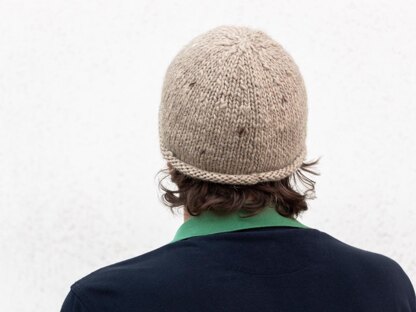 Knitting Pattern Rolled Brim Beanie