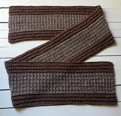 Mans Crochet Scarf Pattern: Your Man Tweeds a Crocheted Scarf!