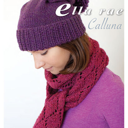 Tumut Hat & Taree Scarf Set in Ella Rae Calluna - ER02-04