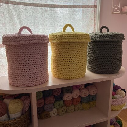 Baskets with Lids