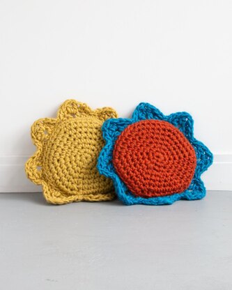 Sun & Flower Pillows