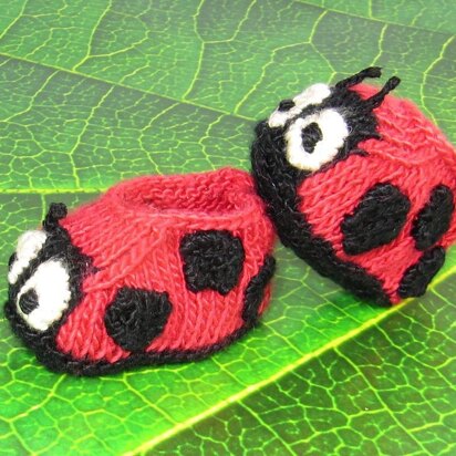 Baby Ladybird (Ladybug) Booties