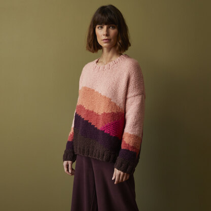 Uluru - Jumper Knitting Pattern for Women in Debbie Bliss Paloma