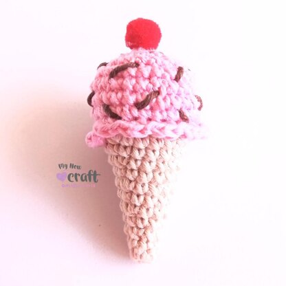 Little Ice Cream Amigurumi Crochet Pattern