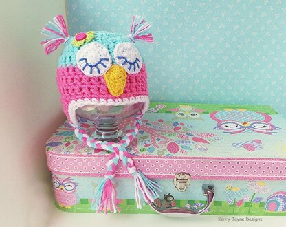 Crochet Owl Hat Pattern By KJD