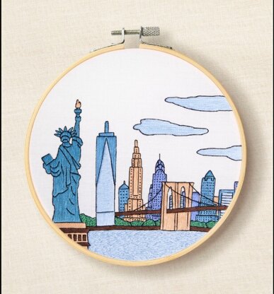 DMC New York City - Medium Embroidery Kit