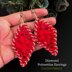 Diamond Poinsettias Earrings