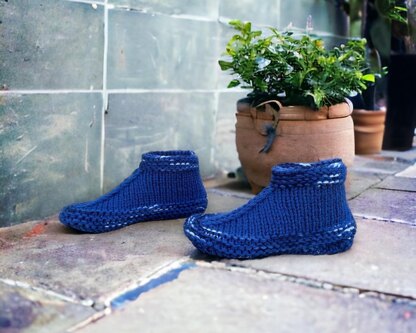 Knitted bootie discount slippers for adults