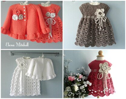 Crochet PATTERN Baby Dress Baptism