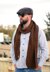 Chestnut unisex chunky knit scarf