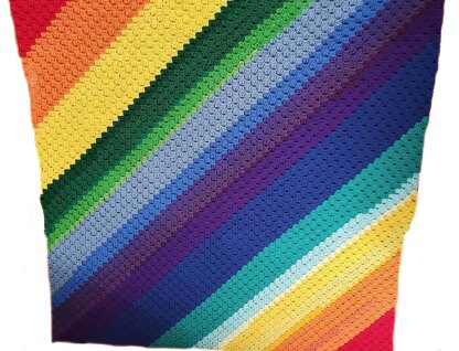 Rainbow C2C Blanket