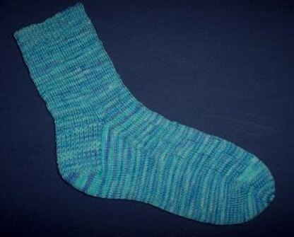 Wibbly Rib Socks