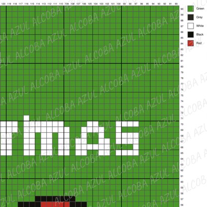 C2C CROCHET PATTERN Christmas Black Cat Santa Hat Baby Blanket C2C