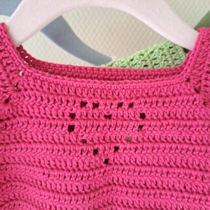 Hearts Baby Blouse