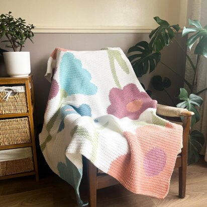 Pastel Meadows Throw