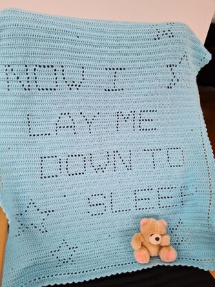 Now I lay me down to sleep Filet Blanket