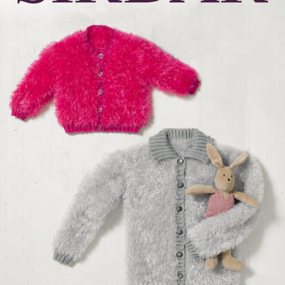 Cardigans in Sirdar Funky Fur & Snuggly DK - 5169 - Downloadable PDF