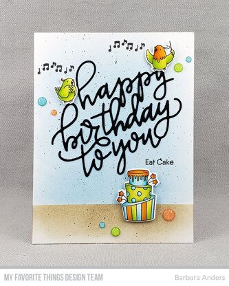 My Favorite Things Die-namics Die - Swirly Birthday