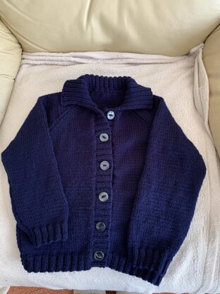 Navy cardigan