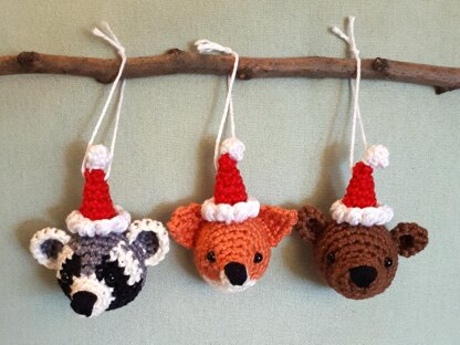 Christmas animals ornaments.