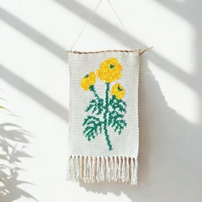 Marigold Flower Tapestry