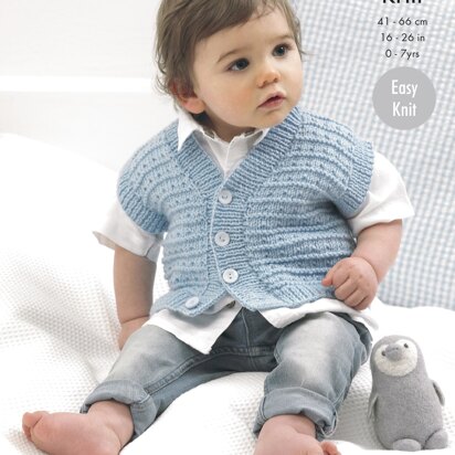 Baby's First Cardigan in Lion Brand Jiffy - 60131AD