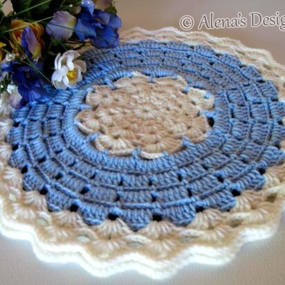 Blue Winter Placemat